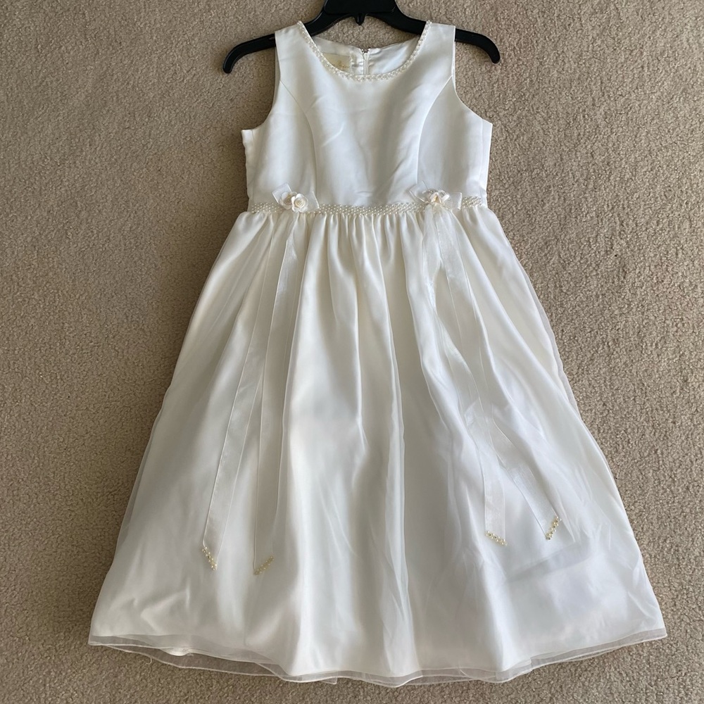 Ivory Flower Girl Formal Dress
